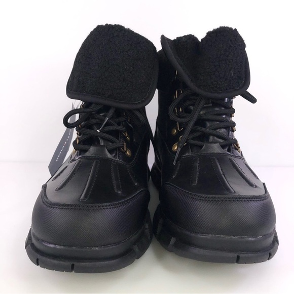 Tommy Hilfiger Men's Idan Black Multi Lace Up Boot 12M - Picture 4 of 7